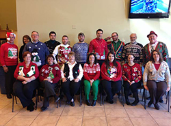 AHP participants in our annual Ugly Sweater Contest!